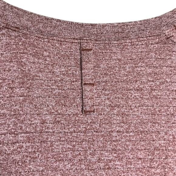 LULULEMON Drysense Training Short Sleeve Shirt Men L/XL Maroon Athletic Outdoor - Picture 6 of 11